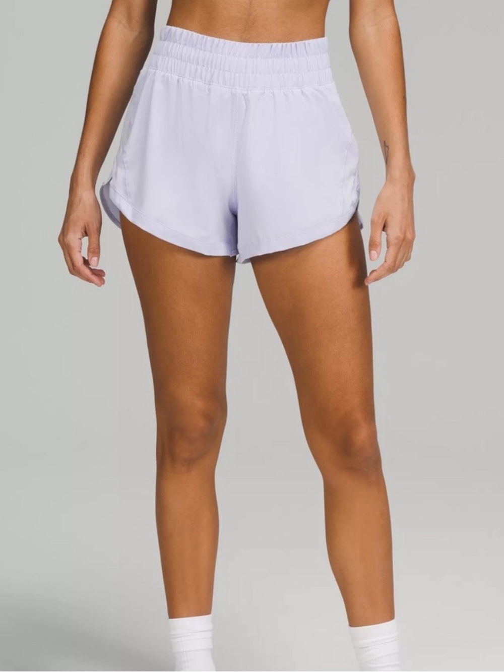 lululemon athletica high rise track that shorts